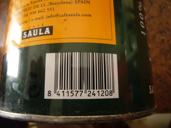 Café Saula - Grand Espresso Premium Ecológico 100% arabica molido 250g - code